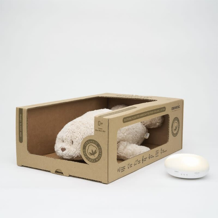 Veilleuse Phoque musicale & sonore The humming Seal 2.0 Bio Sable - Sable (Moonie) - Image 5