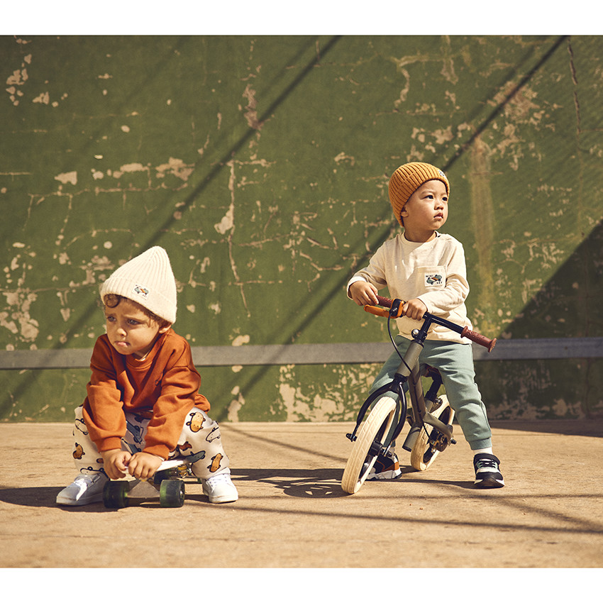 Pantalon de jogging imprimé skateboards pour bébé garçon 