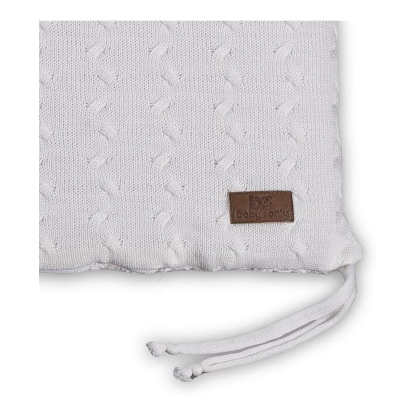 Tour de lit - 60x120 cm - Blanc 