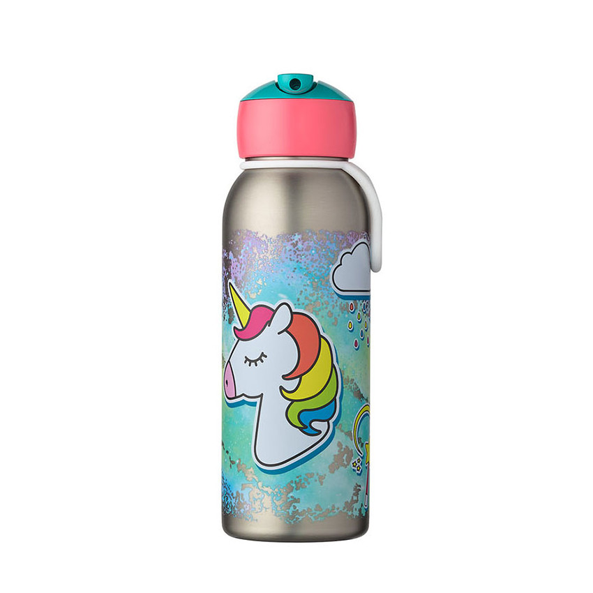 Petite bouteille isotherme Licorne gourde - Label'tour
