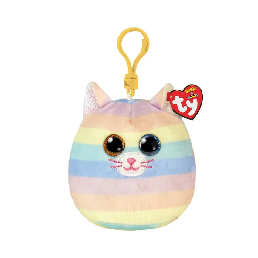Peluche Squish a Boo's clip - Heather le chat Main Peluche Squish a Boo's clip - Heather le chat