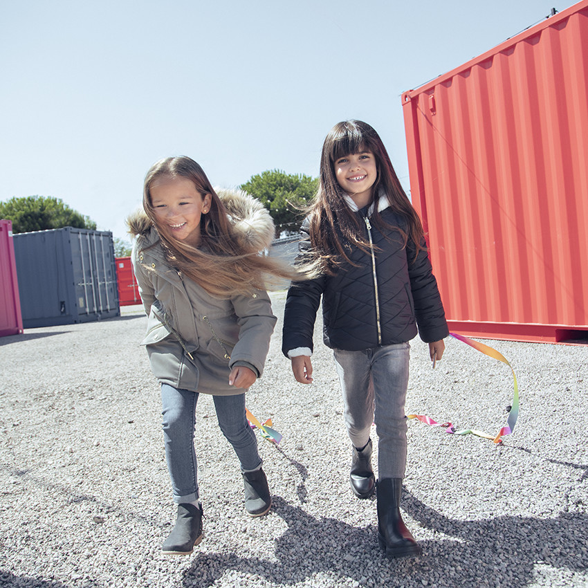 Parka grand froid doublée sherpa léopard pour fille 