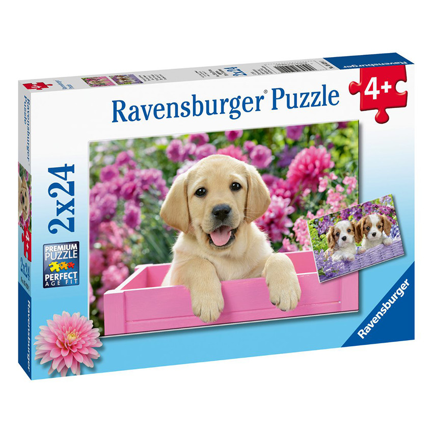 Puzzles 2 x 24 Pièces Amis Tout Doux 