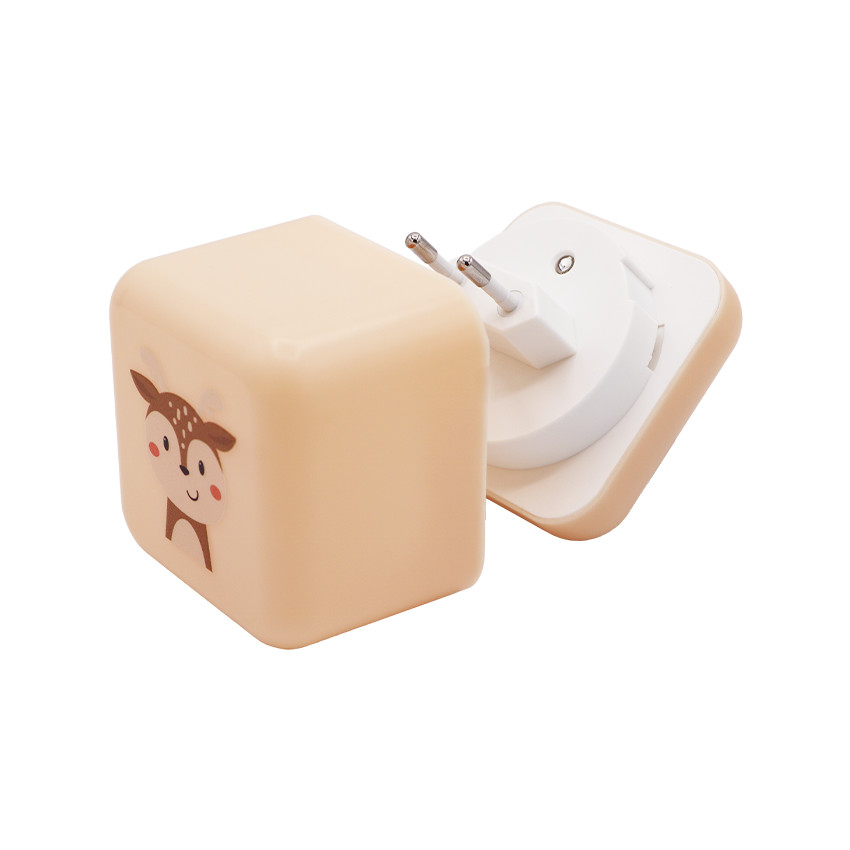 Veilleuse nomade 2 en 1 Cube B Finley le faon jaune 