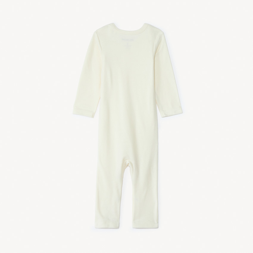 Body long à manches longues uni pour bébé 