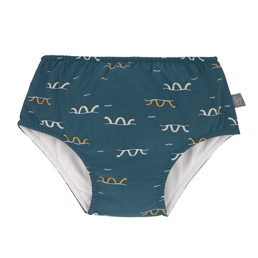 Couche de bain Garçon 18 mois – Serpent de Mer Bleu 
