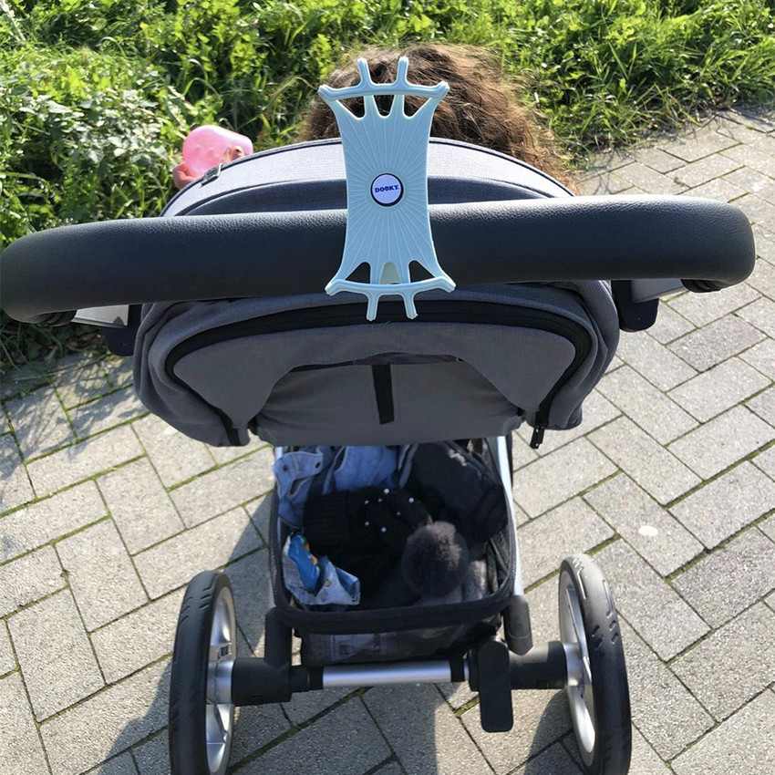 Support téléphone universel en silicone Noir 