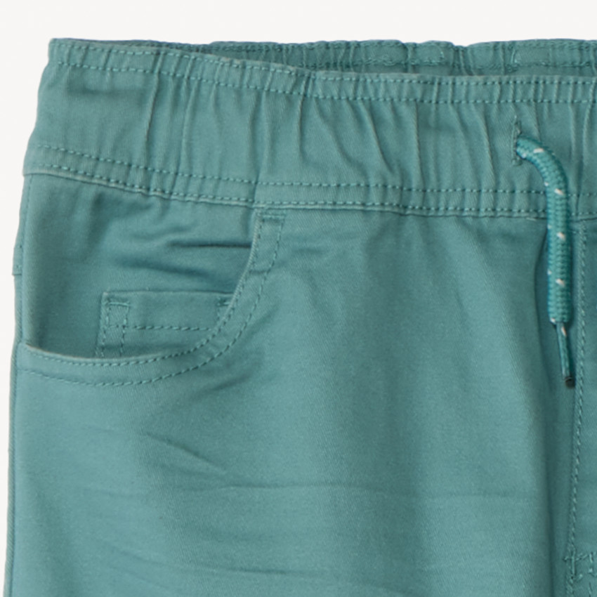 Pantalon jogger en twill uni pour garçon  