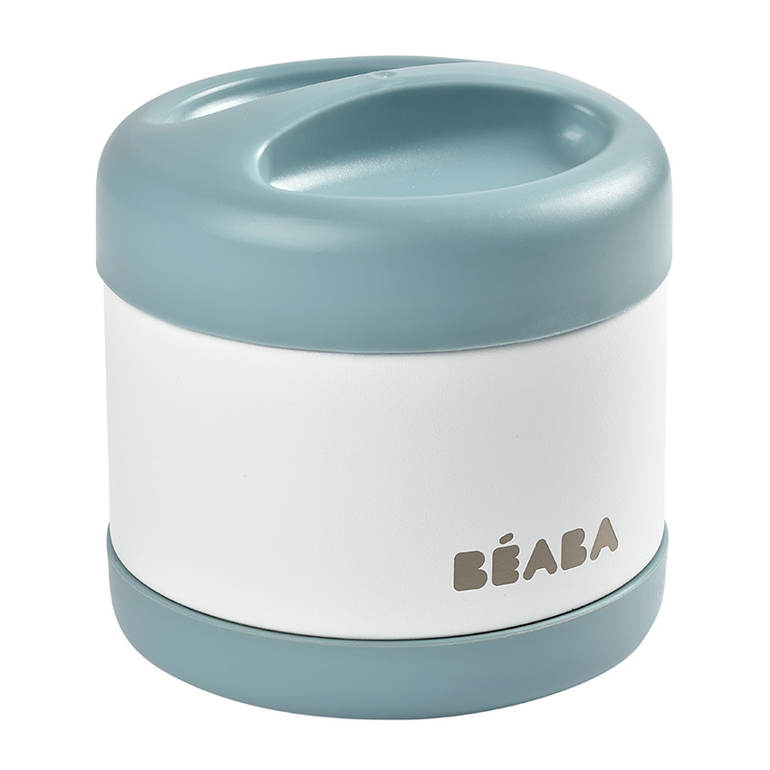 Thermo-portion en inox 500 ml Blue - Blanc (Béaba) - Image 1