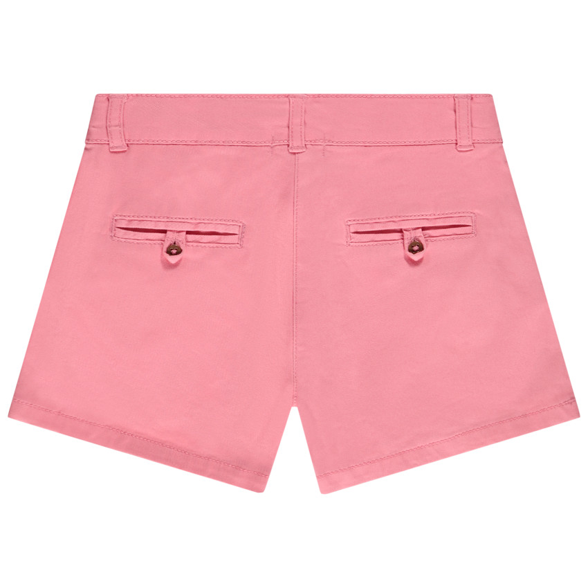Short en twill avec poches volantées pour fille 