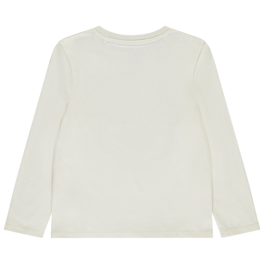 T-shirt manches longues avec motifs en relief pour garçon 