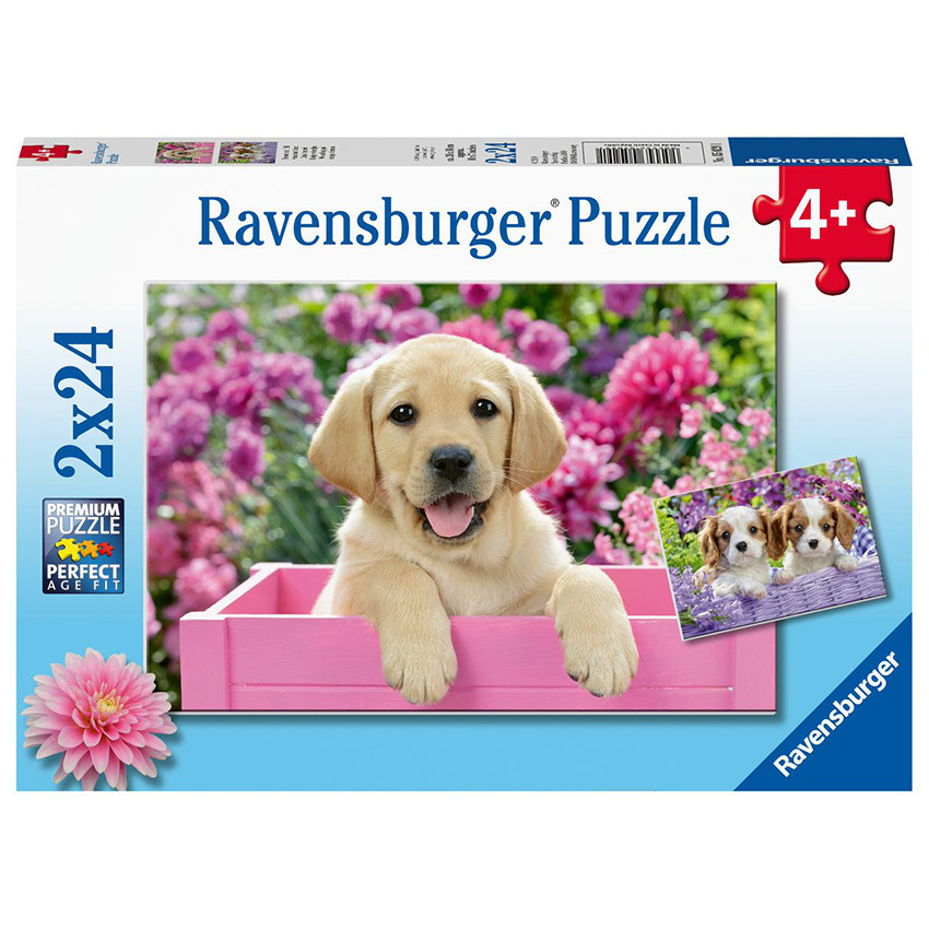 Puzzles 2 x 24 Pièces Amis Tout Doux 