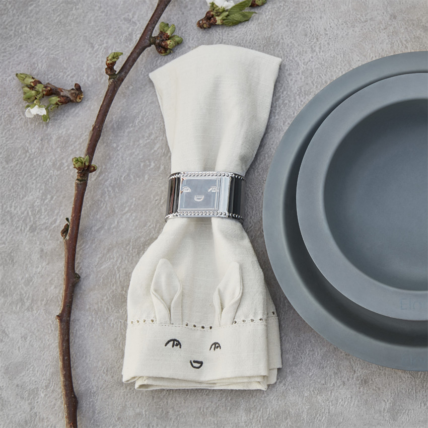 Rond de serviette Argent 