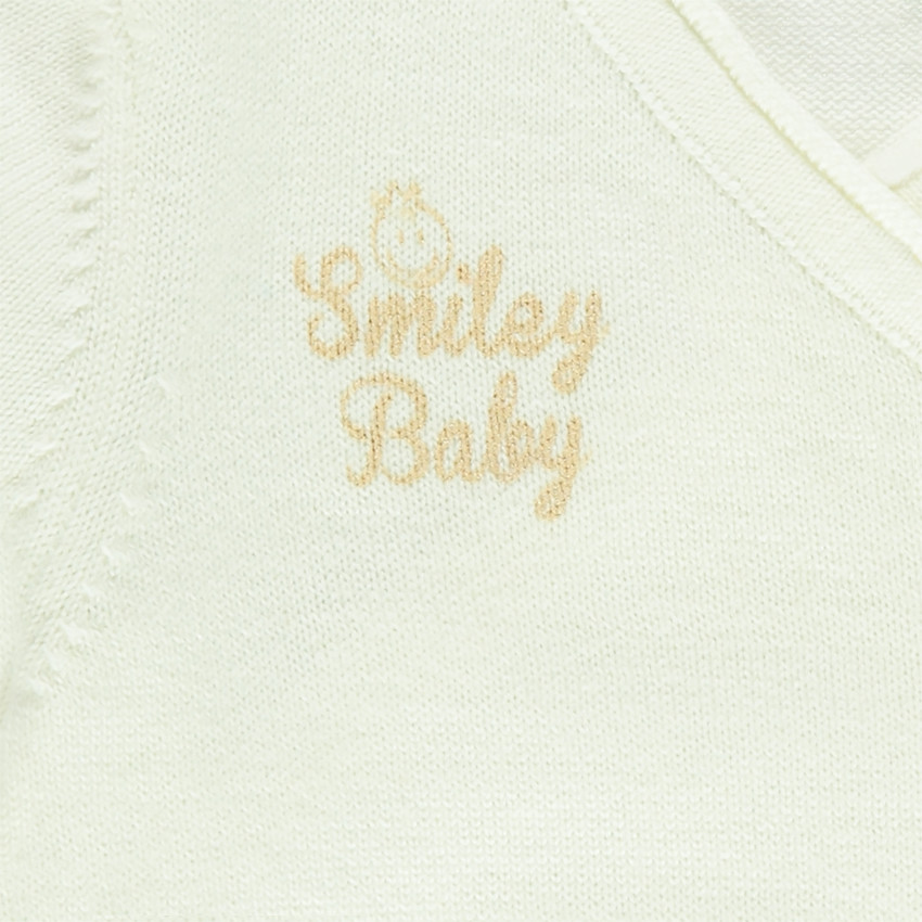 Brassière en tricot avec print Smiley Baby 