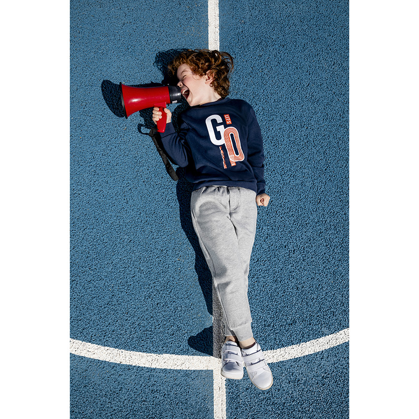 Jogging en molleton à message printé pour enfant garçon 