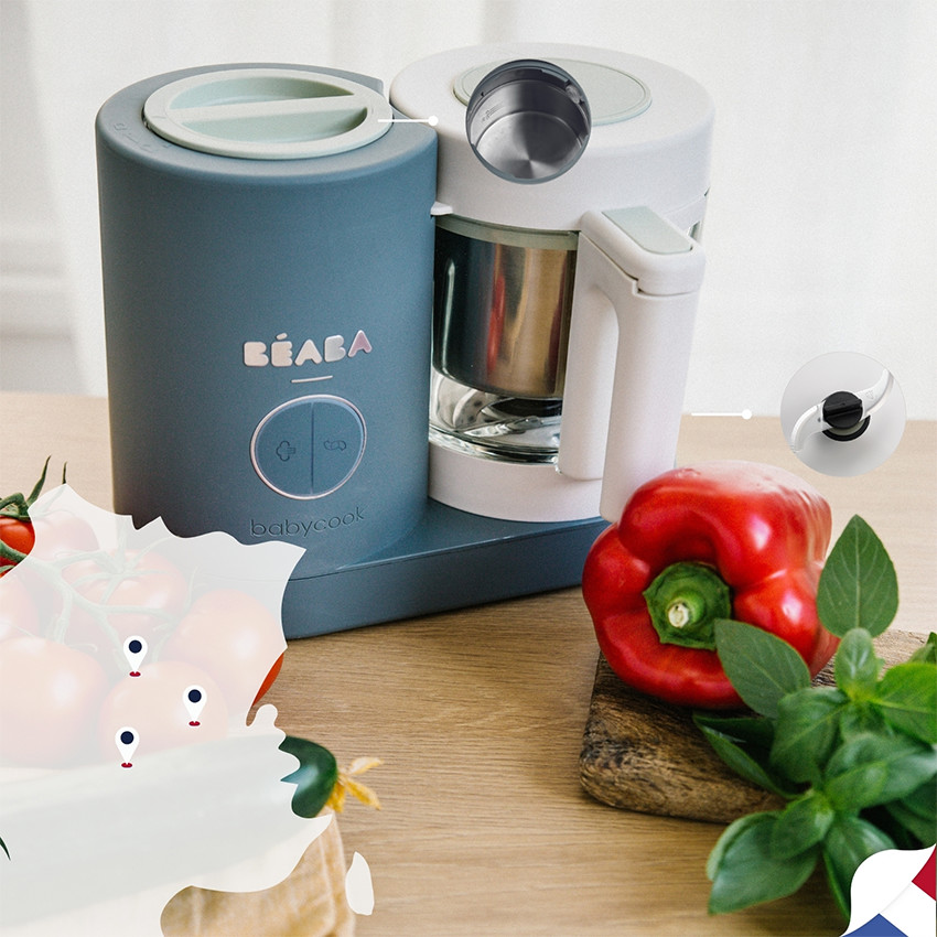 Babycook Néo robot cuiseur bébé 6 en 1 made in France gris mineral 