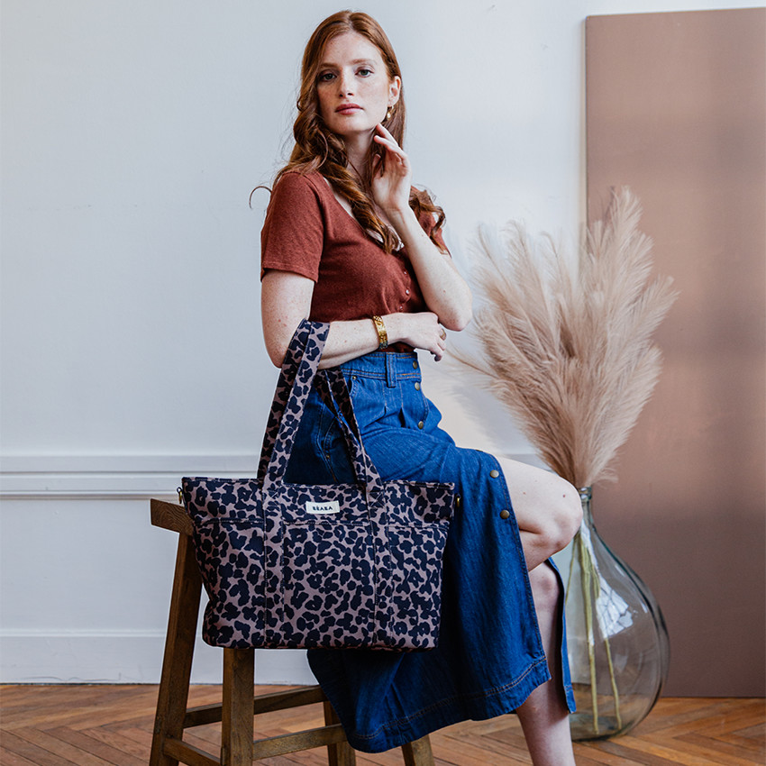 Sac à langer Madrid leopard 