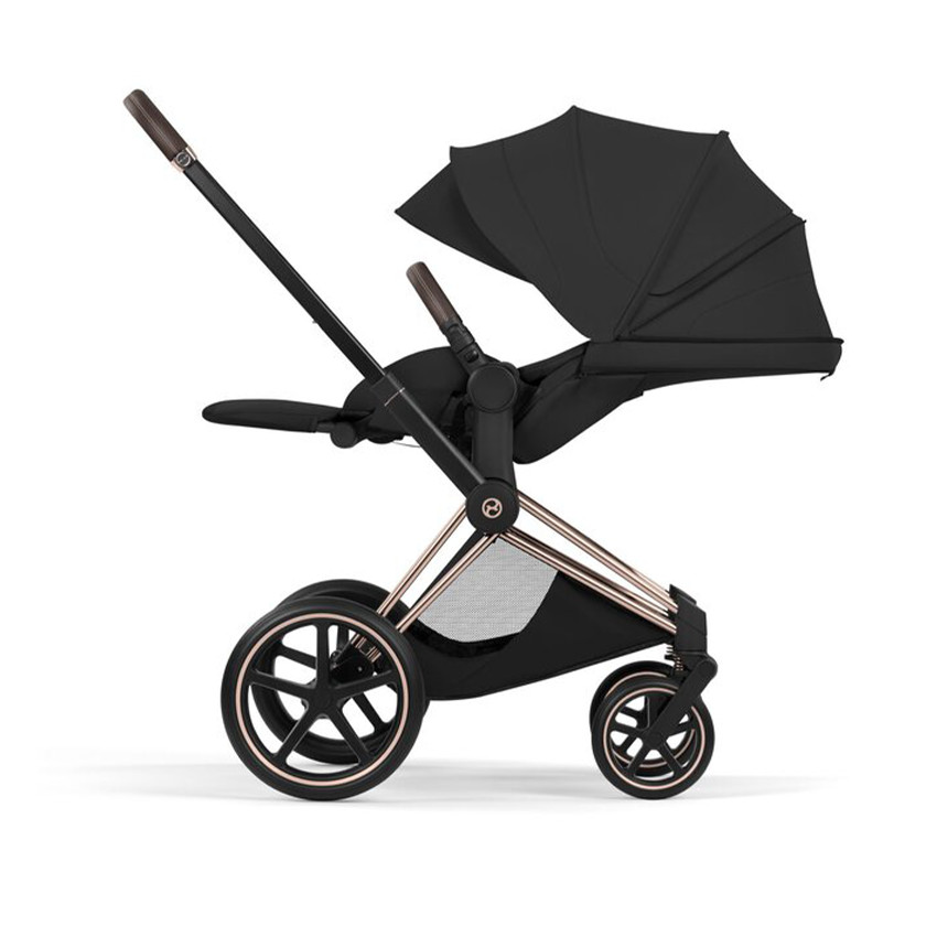 Habillage siège poussette Priam/e-Priam-Style Collection Sepia Black 