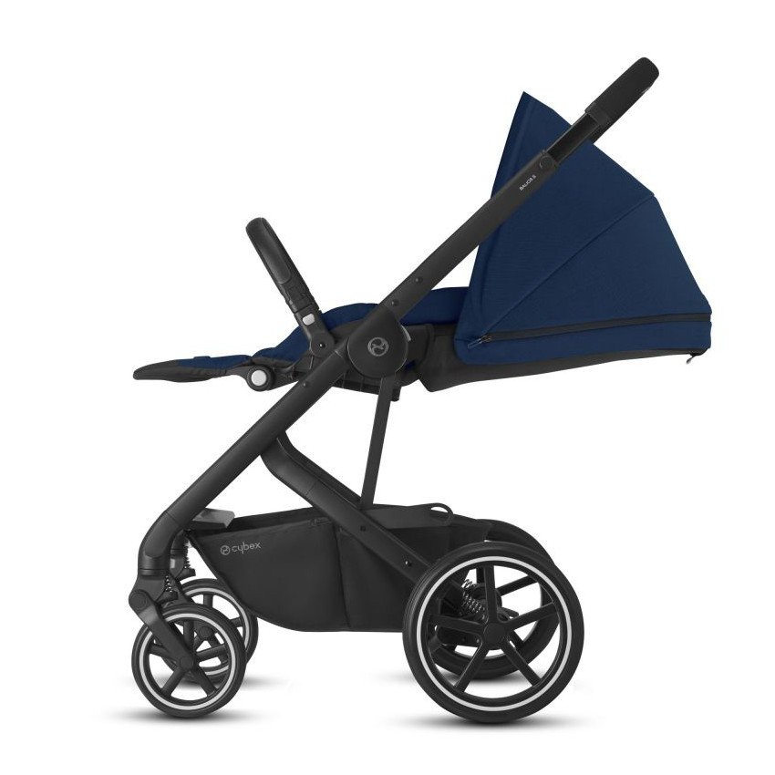Poussette Balios S Lux châssis noir - Navy Blue  