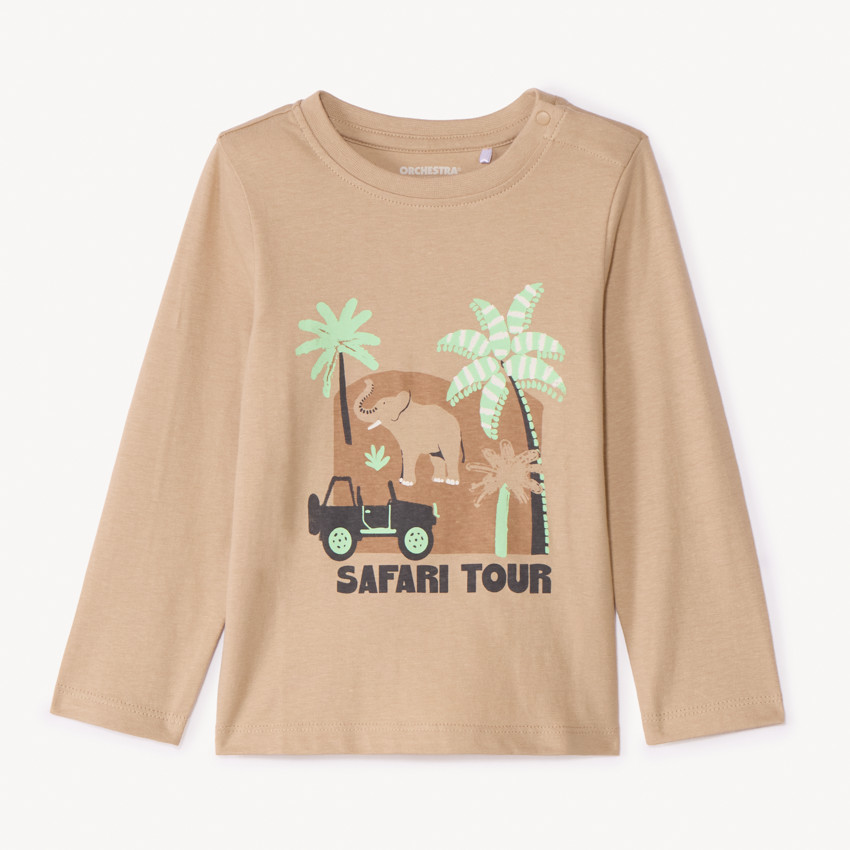 T-shirt manches longues printé pour bébé garçon 