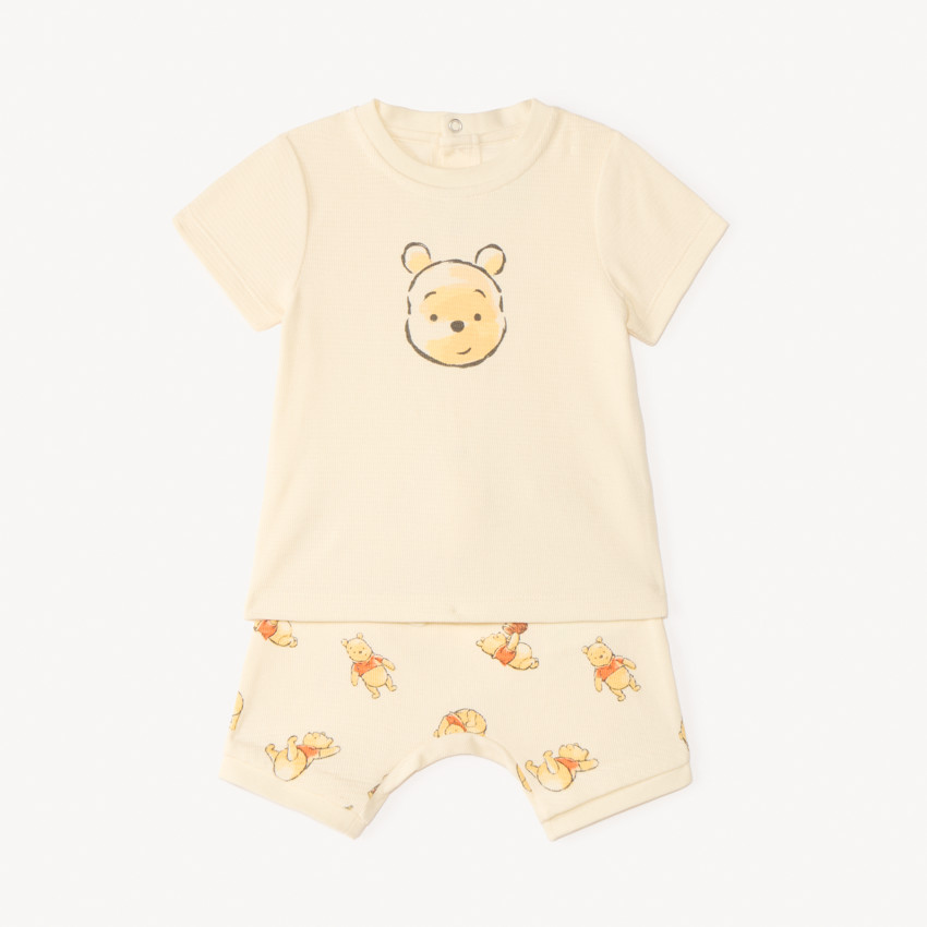 Ensemble 2 pièces t-shirt + short Winnie l’Ourson Disney pour bébé garçon 