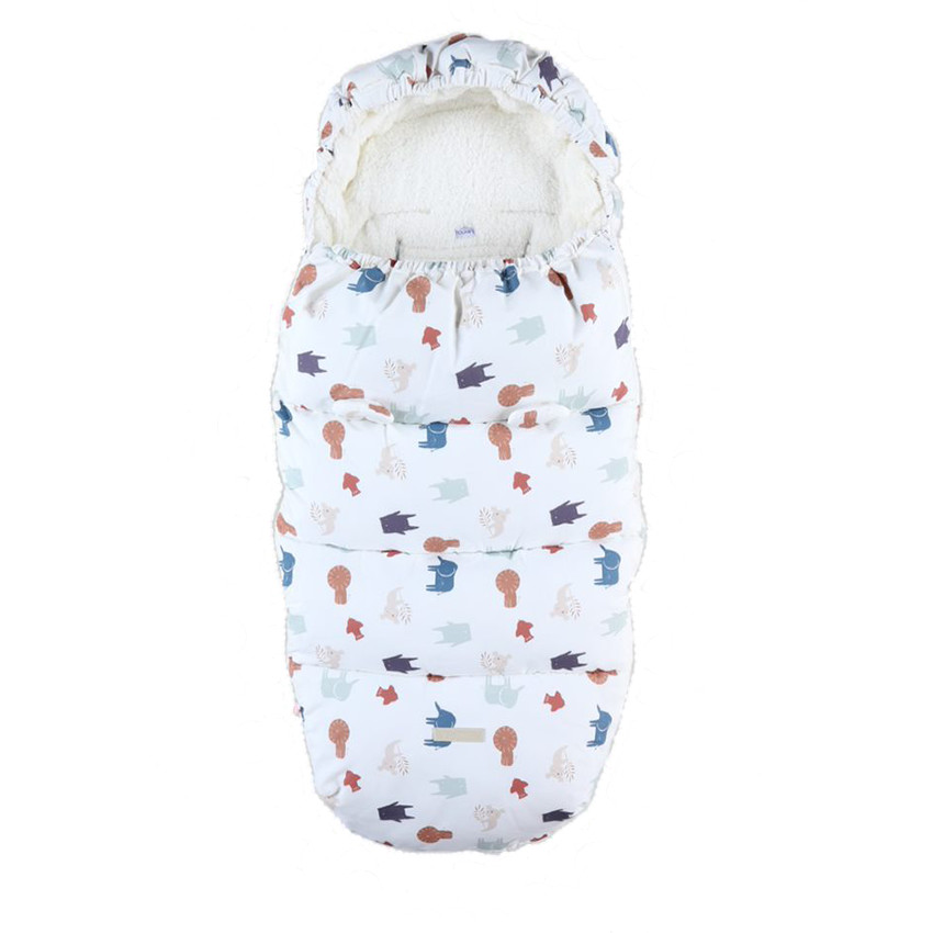 Chancelière pour poussette en toile étanche - Jungle 