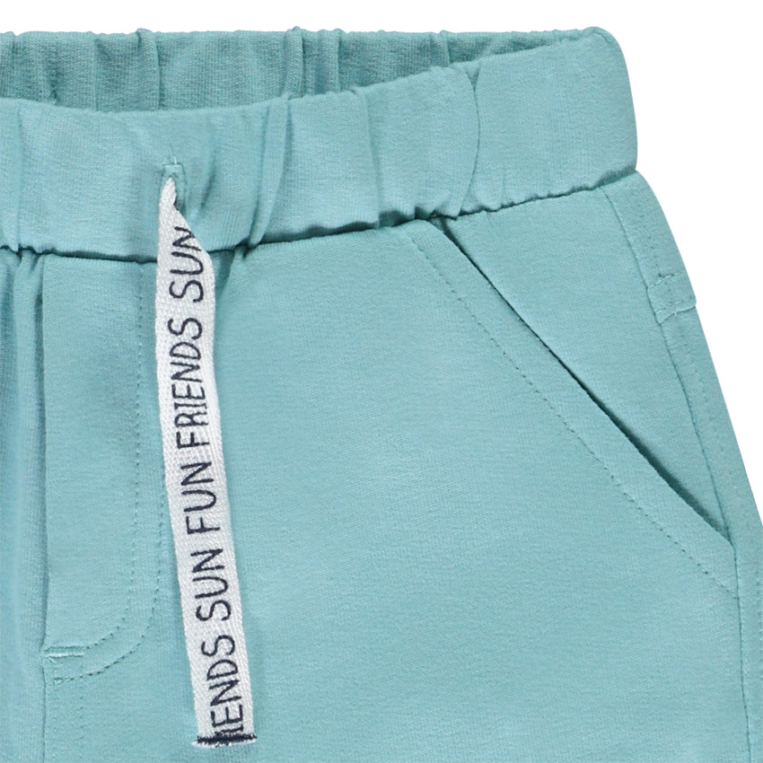 Bermuda en molleton uni pour bébé garçon 