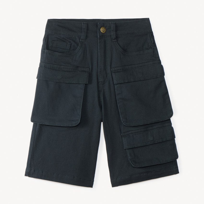 Bermuda style cargo en twill pour garçon 