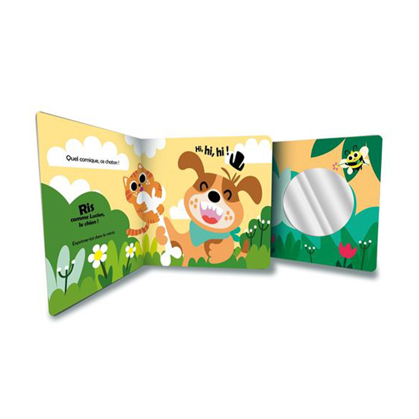 Livre avec miroir Petite frimousse | Exprime tes émotions ! 