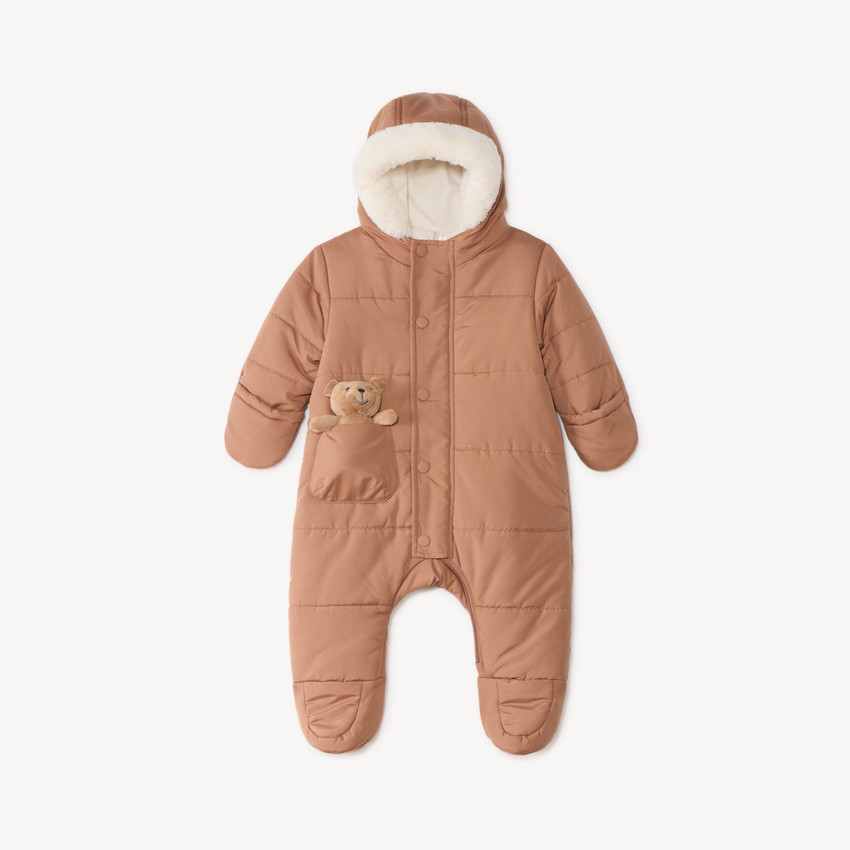 Combi-pilote en microfibre mixte avec doudou (finitions différentes selon l'âge) 