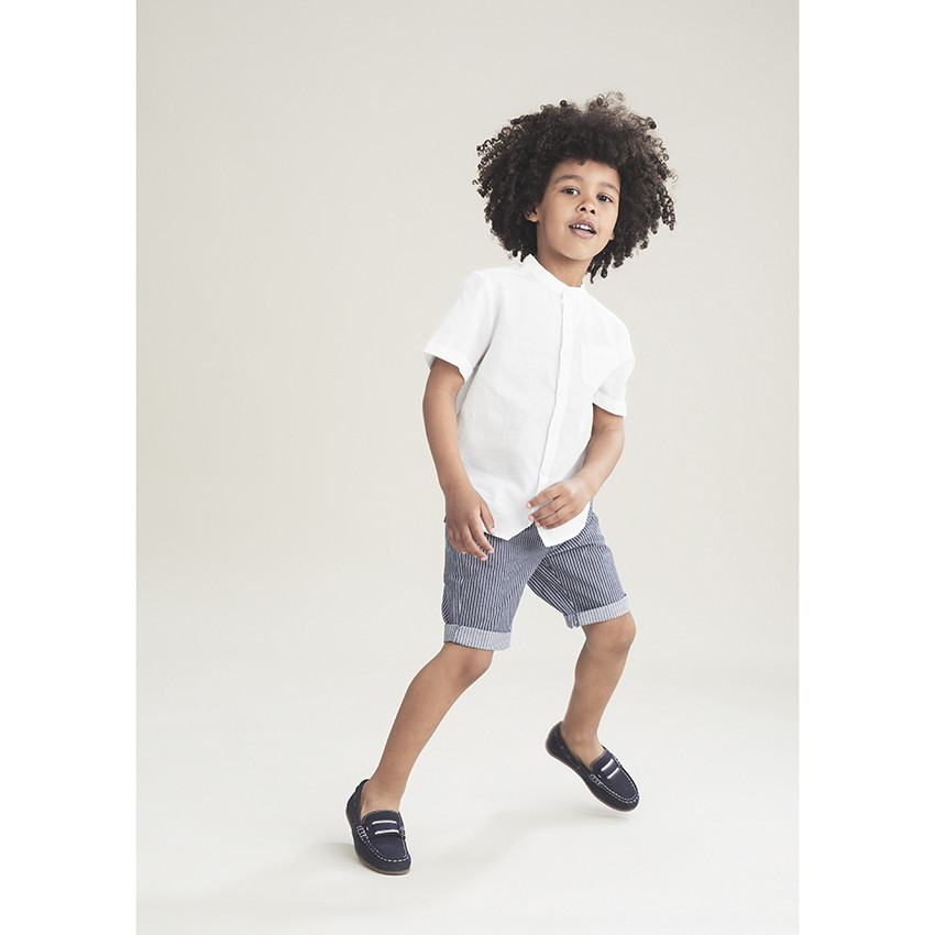 Bermuda à rayures verticales pour enfant garçon 