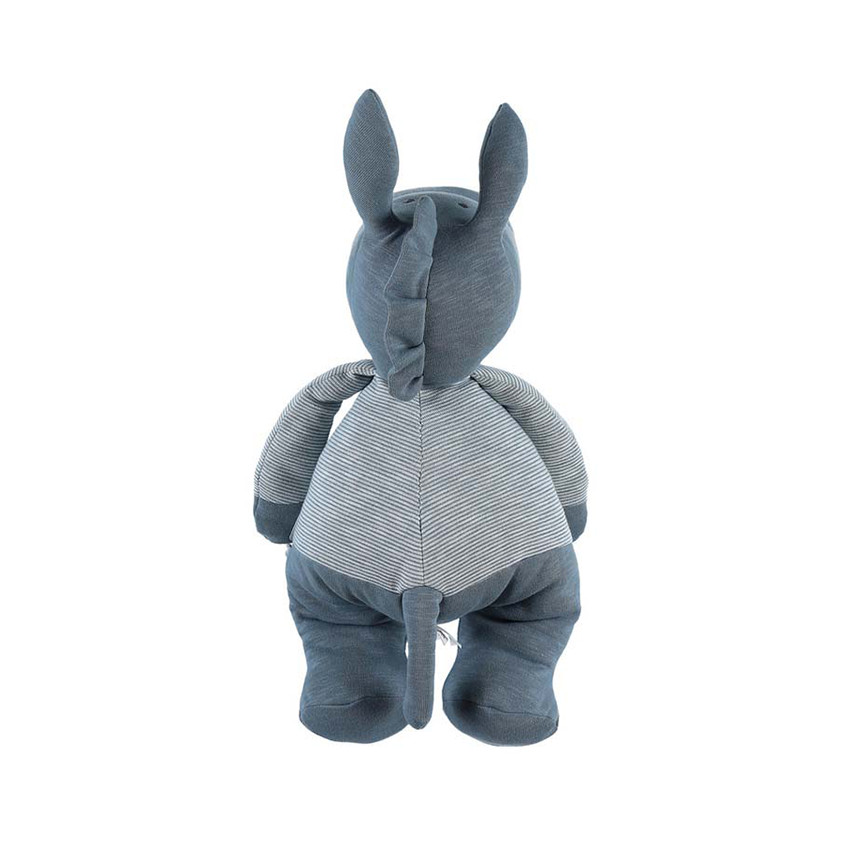 Peluche moyenne Paco 40 cm en coton - Bleu  