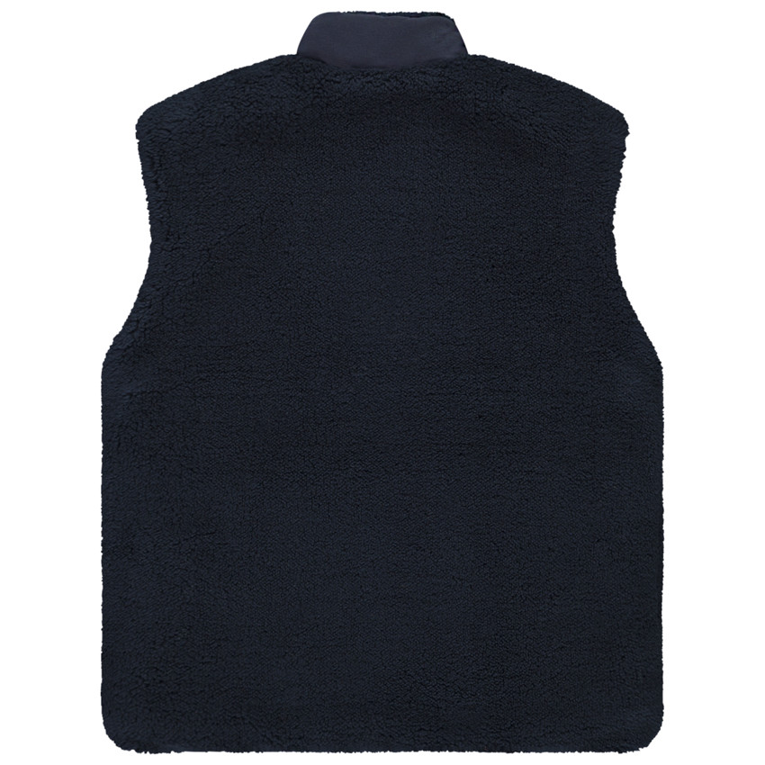 Gilet sans manches uni en polaire avec doublure jersey pour garçon   