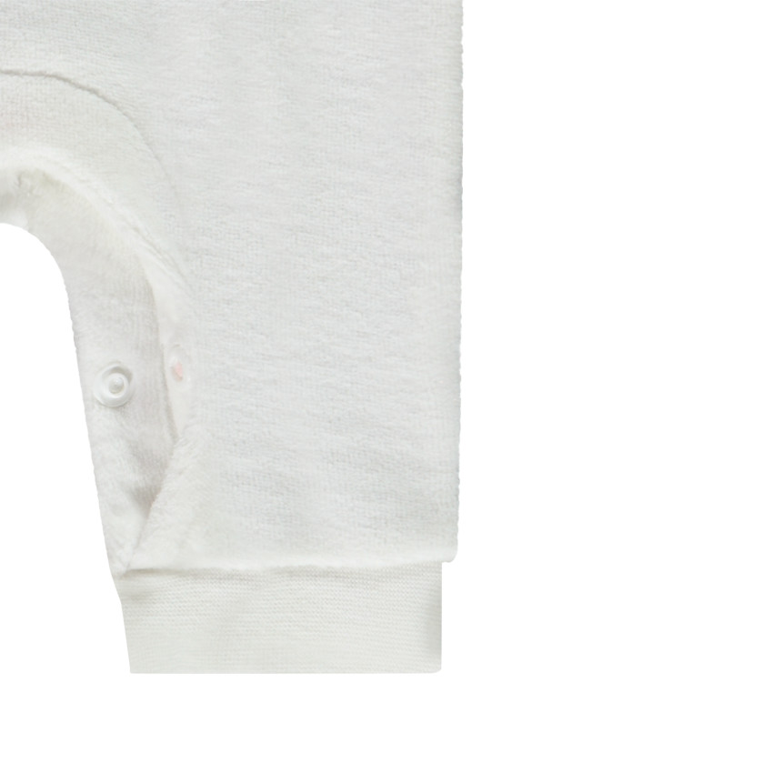 Combinaison longue unie en velours pour bébé fille prématurée 