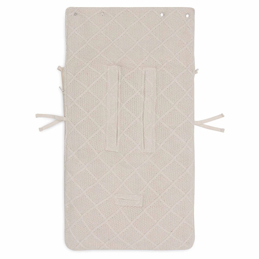 Nid d'Ange pour siège auto bébé 0+ Knit Oatmeal - Beige (Jollein) - Image 2