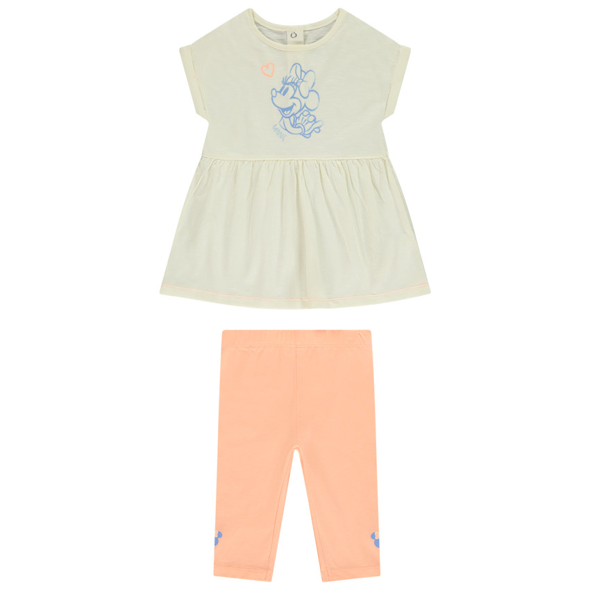 Ensemble 2 pièces avec tunique Minnie Disney pour bébé fille