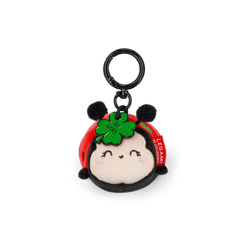 Porte-clés petite peluche Coccinelle 