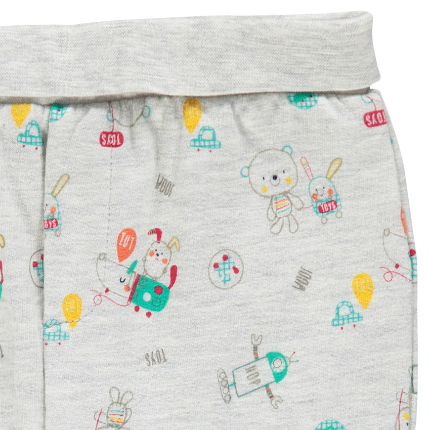 Ensemble tee-shirt manches longues et pantalon imprimé 