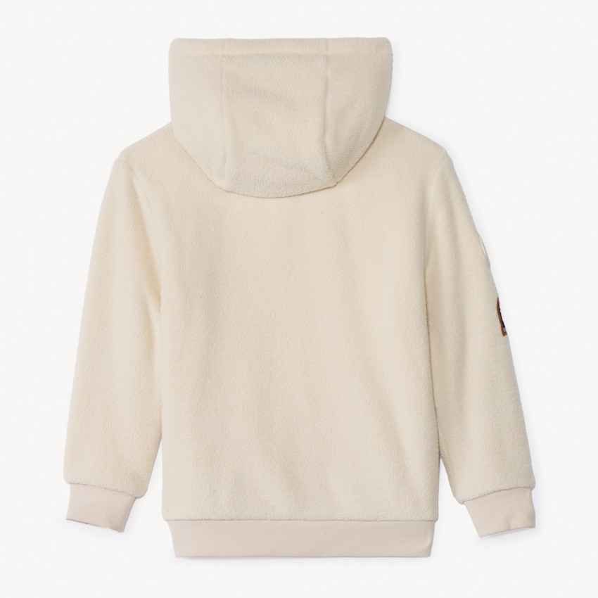 Sweat à capuche en sherpa pour garçon 