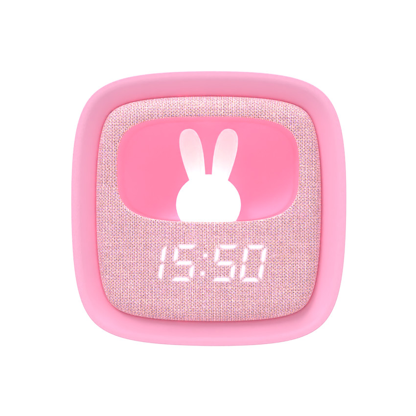 Réveil et veilleuse en silicone Billy Clock marshmallow
