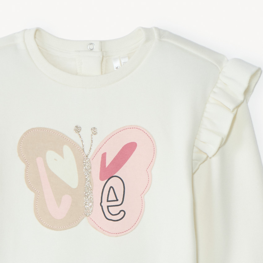 Ensemble jogging motif papillon pour bébé fille 