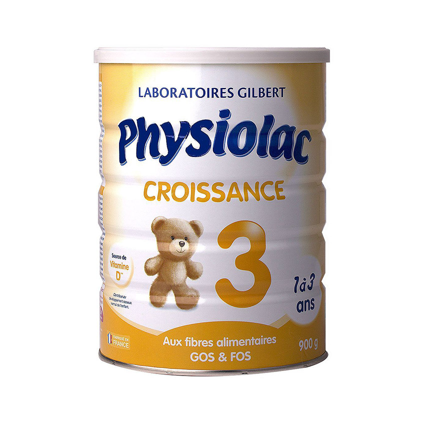 Lait en poudre physiolac 3 croissance- 900g 