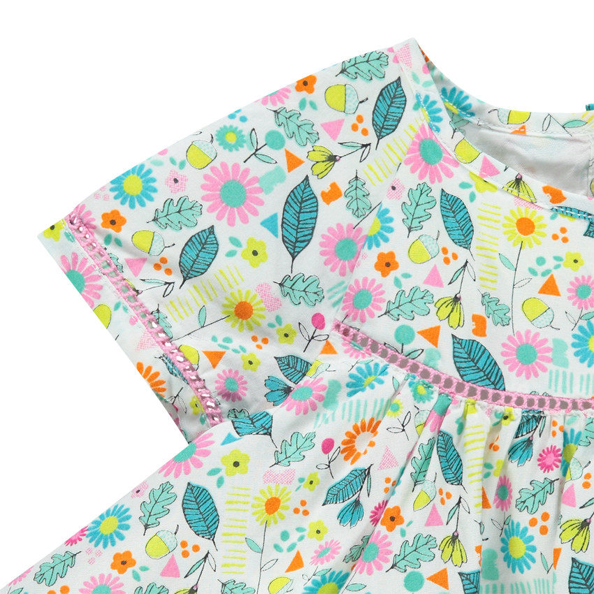 Ensemble robe fleurie et bloomer 