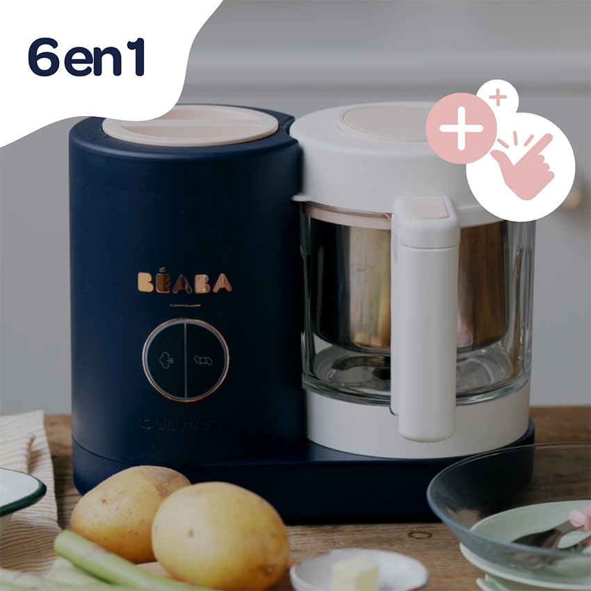 Babycook Néo robot cuiseur bébé 6 en 1 made in France bleu nuit - Bleu marine (Beaba) - Image 5