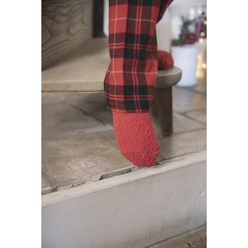 Lot de 2 paires de chaussettes antidérapantes esprit Noël pour enfant garçon 