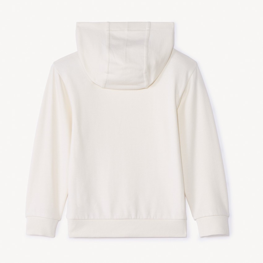 Sweat molleton uni à capuche pour garçon 