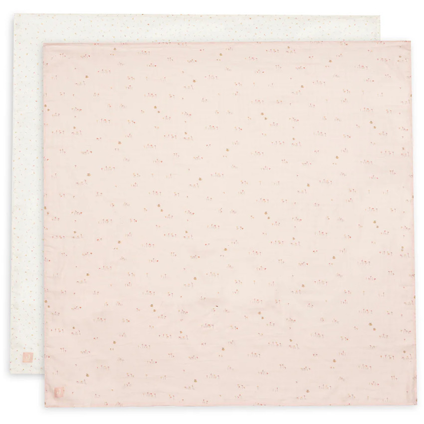 Lange tétra gaze de coton 115x115cm Pretty Picnic 2pcs