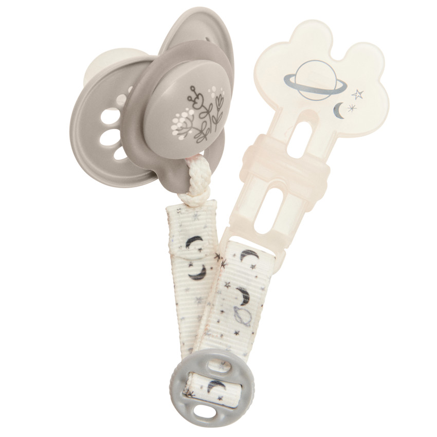 Attache-sucette à clip Univers 