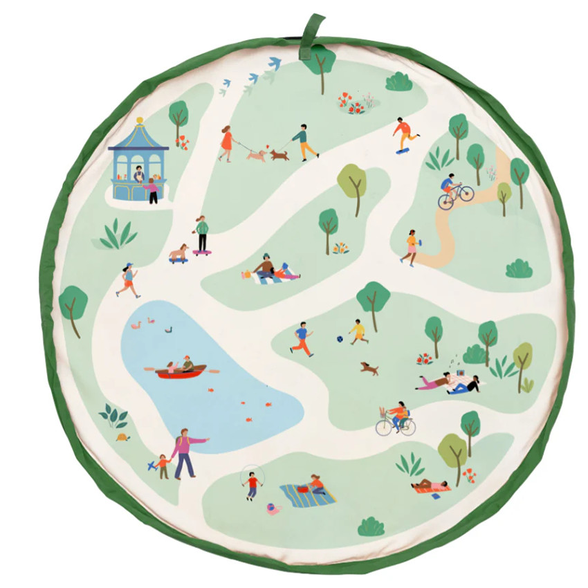 Tapis de jeu et sac de rangement d'extérieur 