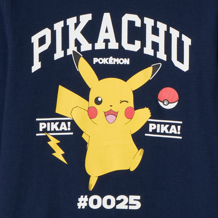 T-shirt manches longues Pikachu Pokémon pour garçon 